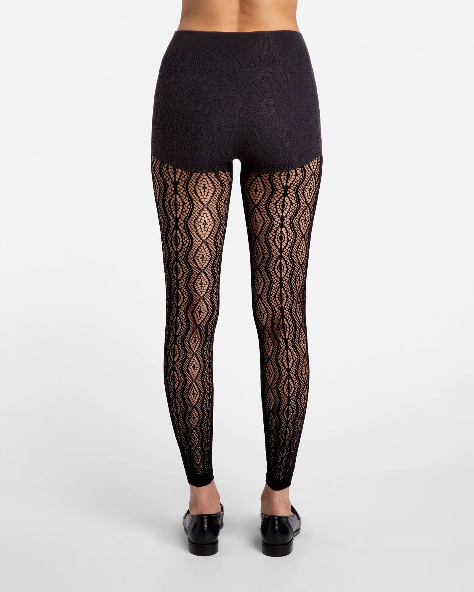 The Charmer Lace Leggings Black