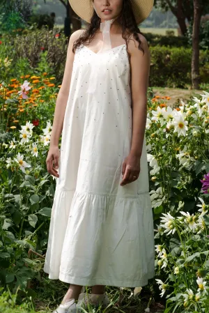 White Strap Maxi Dress