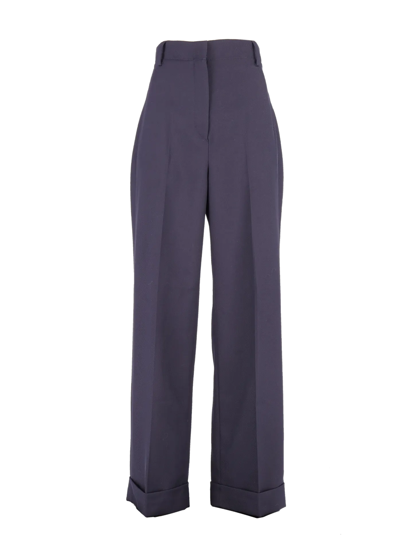 wide-leg tailored trousers