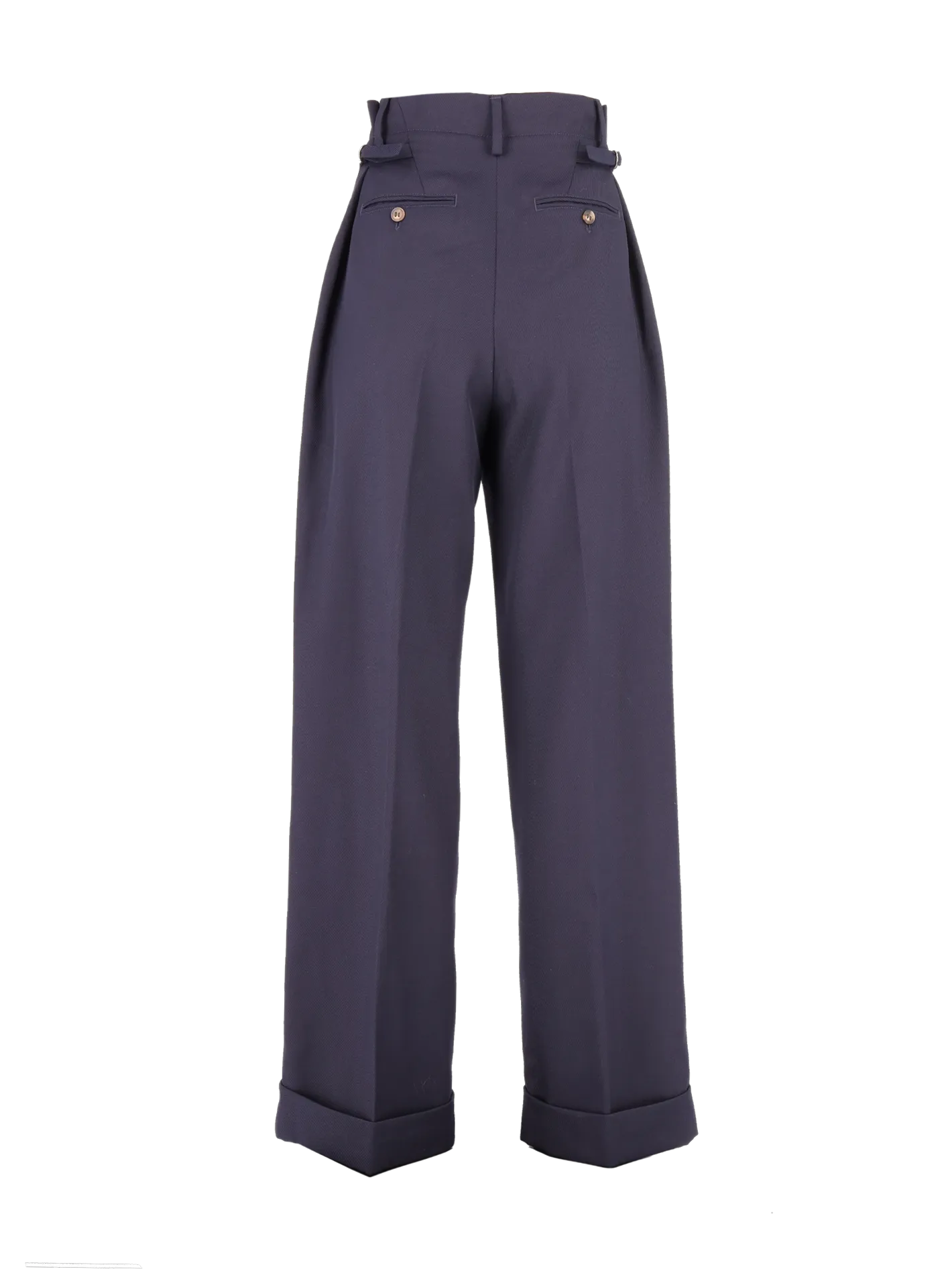 wide-leg tailored trousers