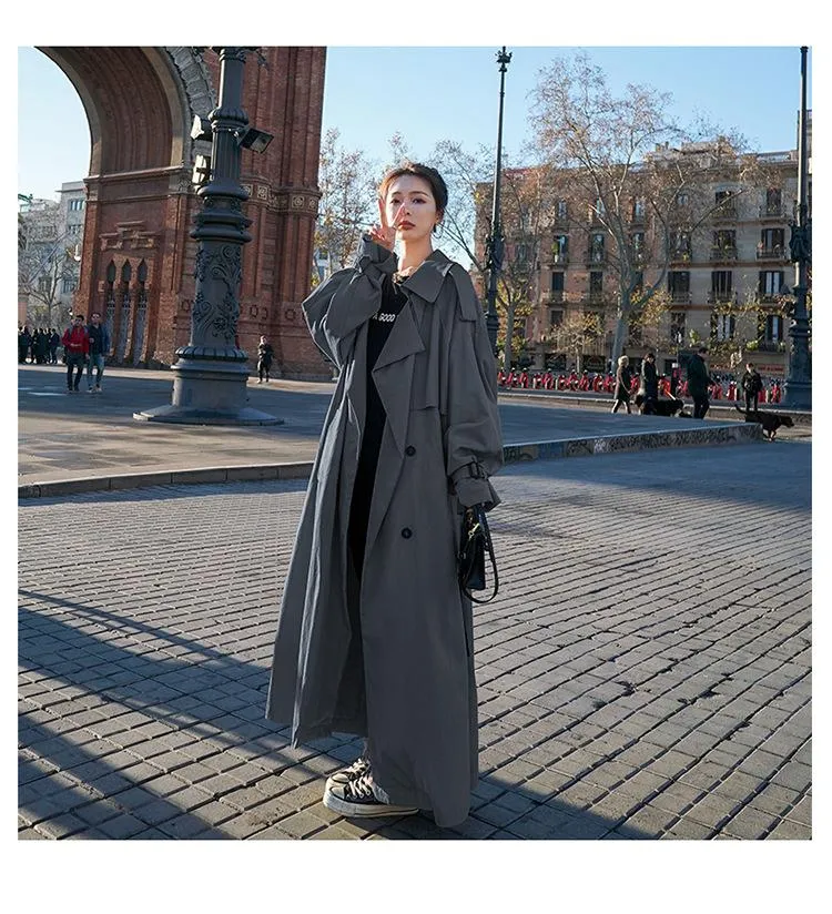 Women Loose Long Fall Coats