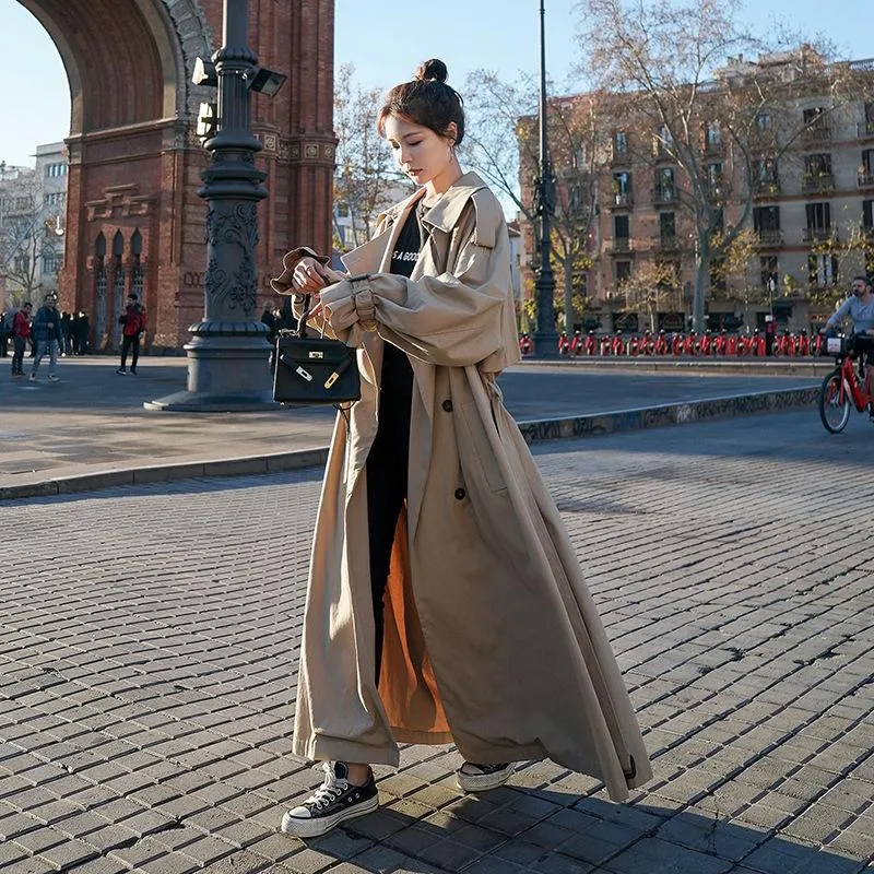 Women Loose Long Fall Coats