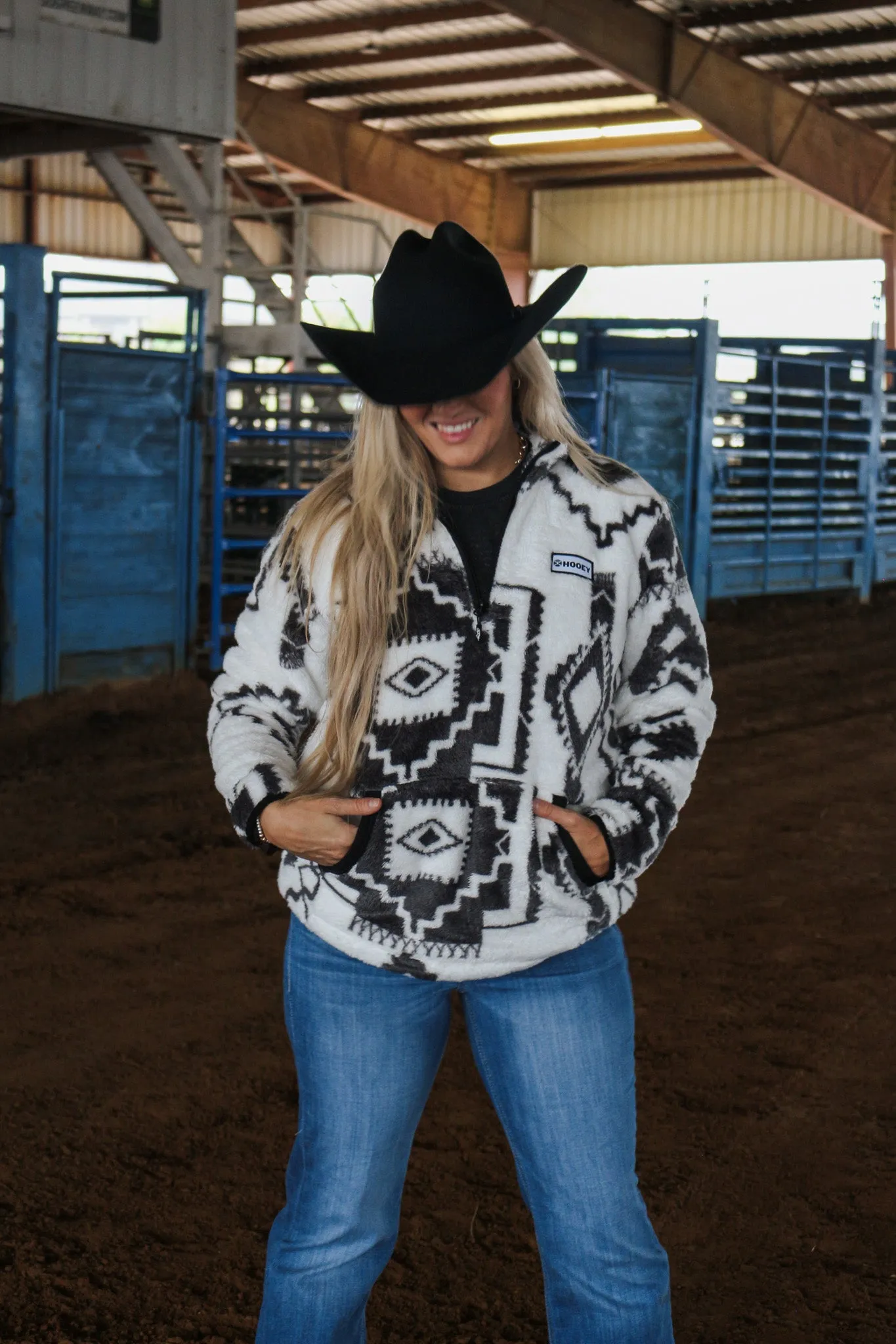 Womens Hooey Fleece Pullover -3 Colors