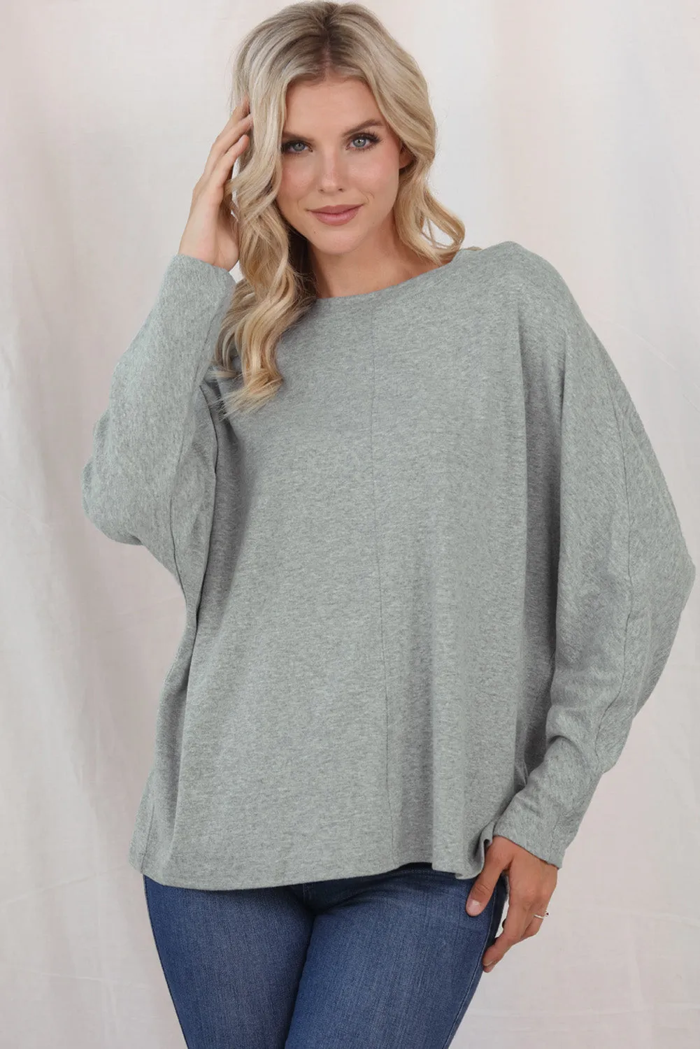 Women's Solid Color Patchwork Long Sleeve Top