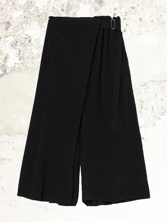 Yohji Yamamoto Wrap skirt trousers